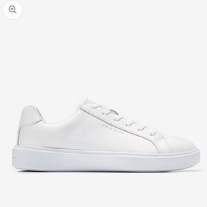 COLE HAAN NIB White Low Top Leather Grand Crosscourt Daily Sneakers Shoes 7 B